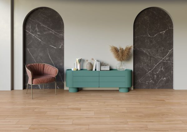 Porcelanato Ouro Negro estilo marmol